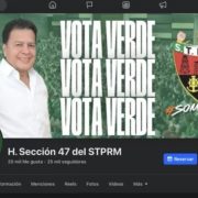 Líderes de secciones usan redes oficiales para favorecer a Ricardo Aldana