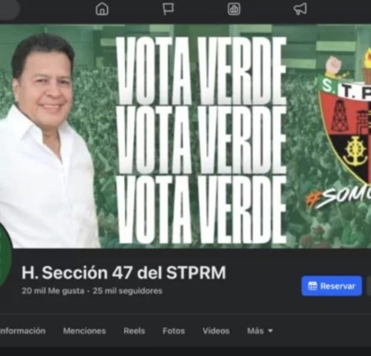 Líderes de secciones usan redes oficiales para favorecer a Ricardo Aldana