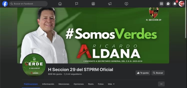 Líderes de secciones usan redes oficiales, violando Artículo 371 de la Ley Federal del Trabajo