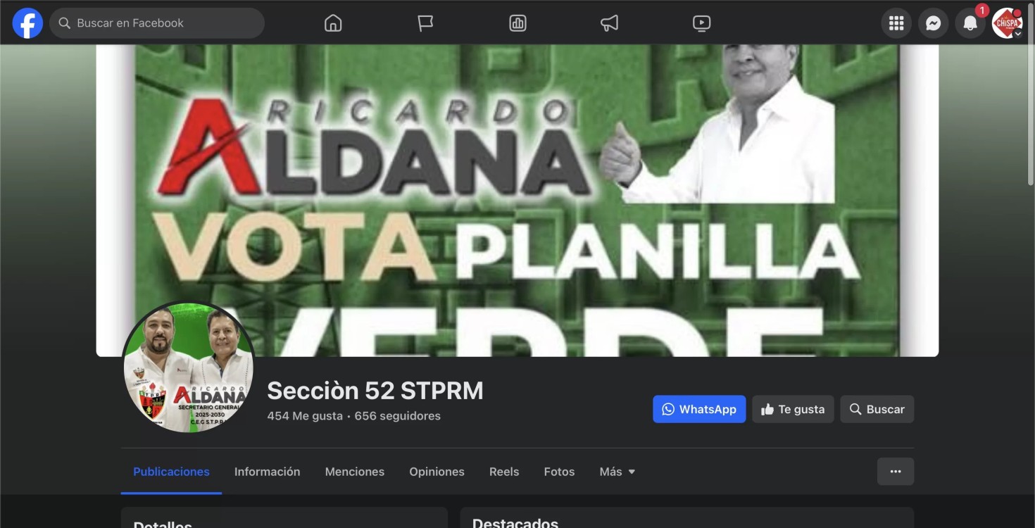 Líderes de secciones usan redes oficiales