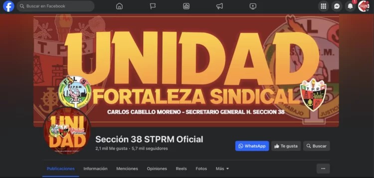 Líderes de secciones usan redes oficiales