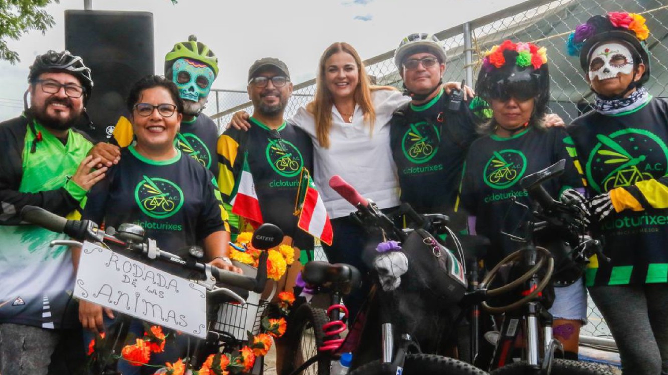 Rodada de Ánimas en Mérida 2024 Celebra el Día de Muertos en Bicicleta