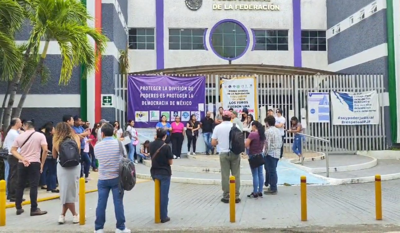 Presionan a trabajadores del Tribunal de la Federación
