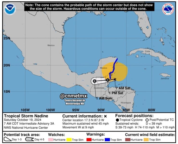 Tormenta Tropical Nadine