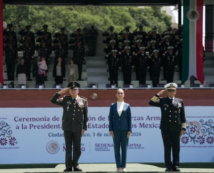 Claudia Sheinbaum reafirma alianza con las Fuerzas Armadas en un contexto de transformación nacional
