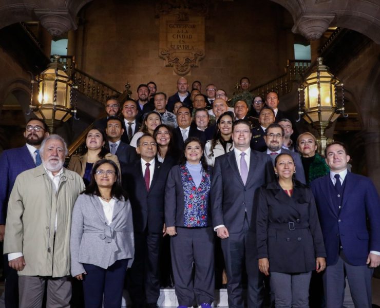 Brugada instala el Gabinete de Seguridad Ciudadana con enfoque en la lucha contra la extorsión en la CDMX