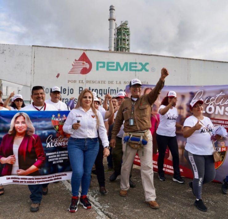 Cristina Alonso García refuerza su campaña por la Secretaría General del STPRM: “Es tiempo de mujeres”