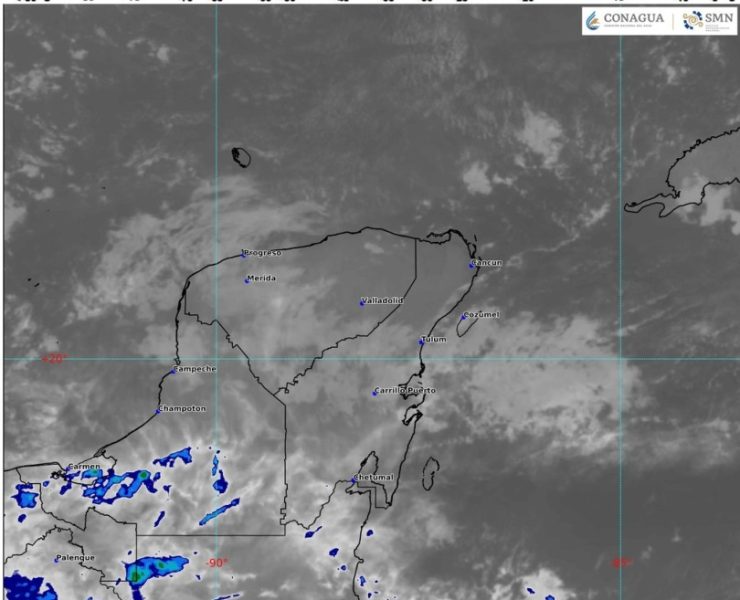 Pronostico del clima para Quintana Roo hoy
