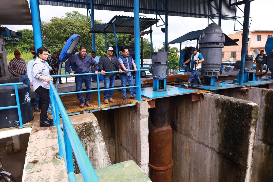 cárcamo ubicado en el malecón
