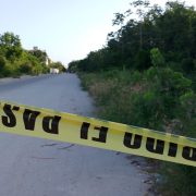 cuerpo embolsado en Playa del Carmen