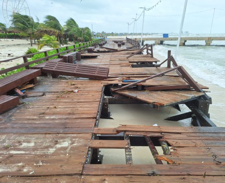 Fotos de Progreso después del huracán Milton