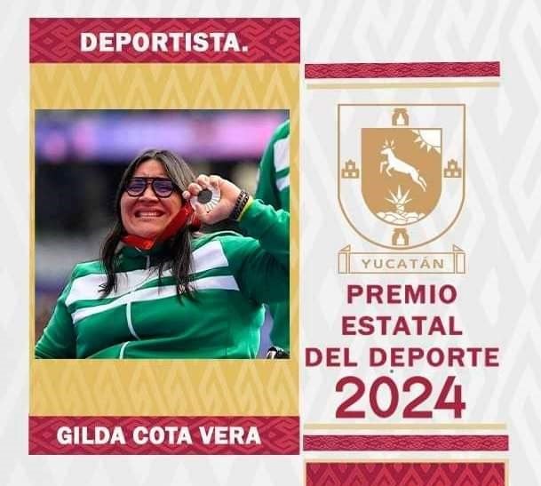 ¡Orgullo deportivo! la paratleta Gilda Cota Vera gano el Premio Estatal del Deporte