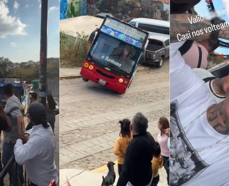 Santa fe Klan sufre accidente en un camión durante su tour