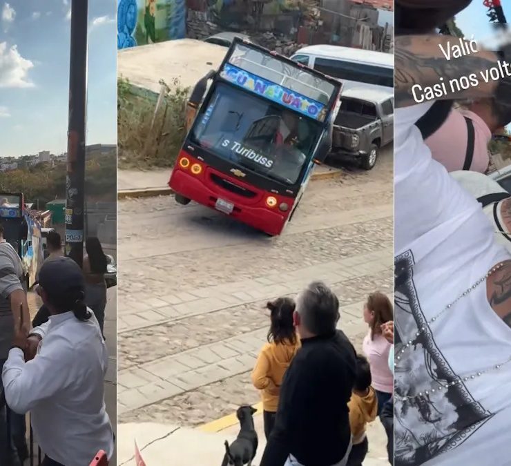 Santa fe Klan sufre accidente en un camión durante su tour