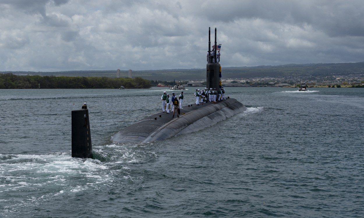 ¿Por qué el submarino nuclear llegó a Corea del Sur?