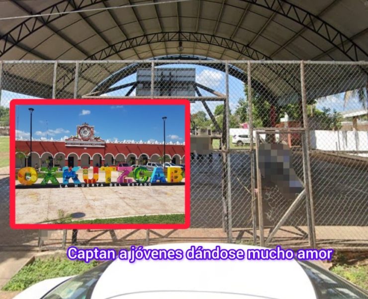 Adolescentes captados teniendo relaciones en un parque de Oxkutzcab