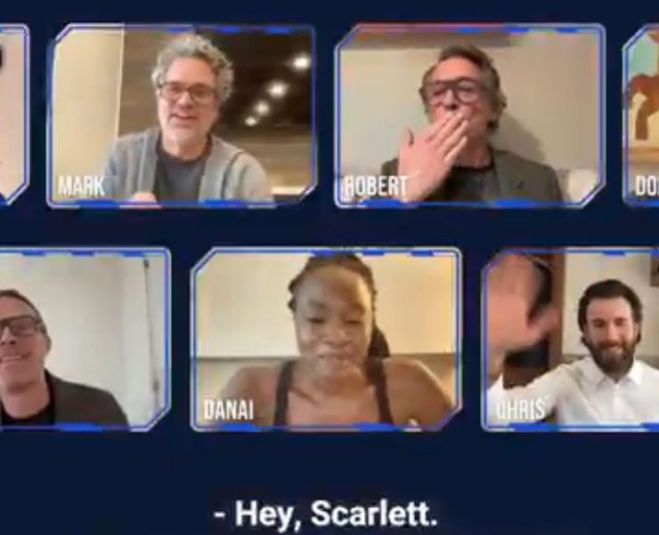 Los Avengers apoyan a Kamala Harris en su campaña