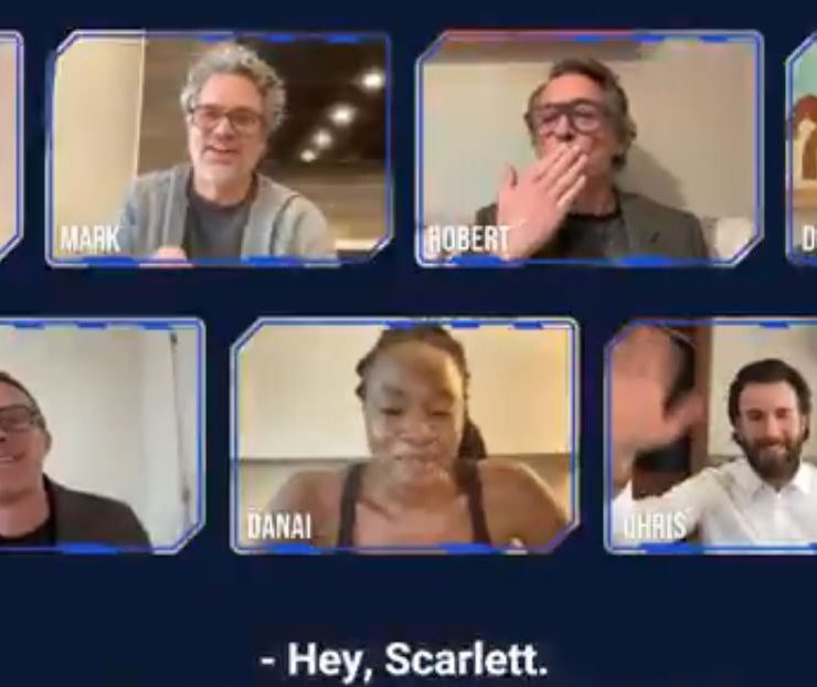 Los Avengers apoyan a Kamala Harris en su campaña