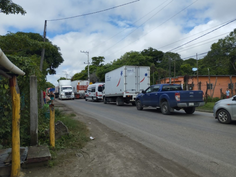 Se busca desvía el tráfico de tráiler que van a Campeche, Yucatán y Quintana Roo