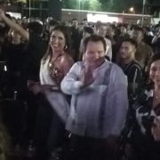 Díaz Mena asistió al concierto de Panteón Rococó y así lo recibieron