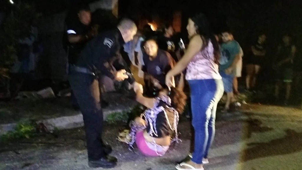 La intervención de la Policía Municipal de Motul