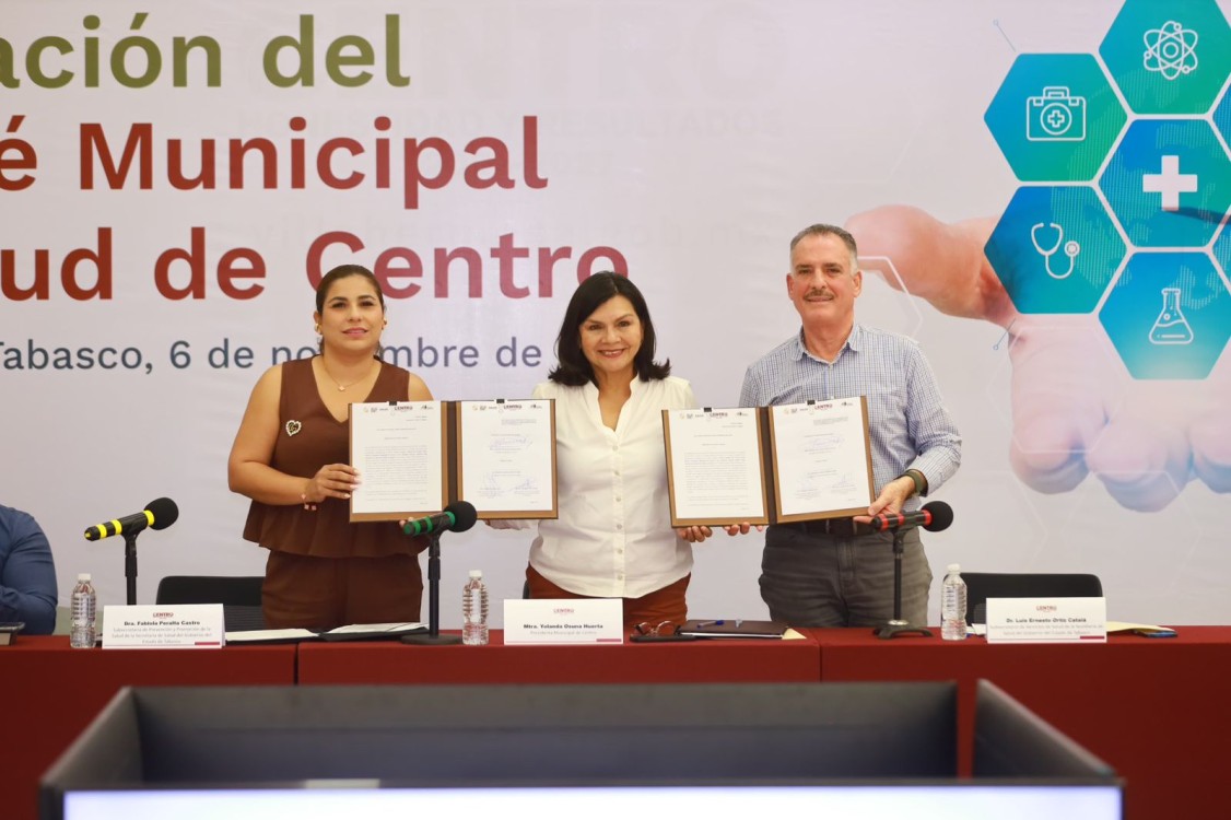 Yolanda Osuna Huerta encabezó la instalación del Comité Municipal de Salud