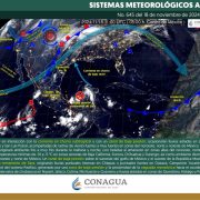 Frente frío No. 10 impacta el norte y sureste del país con bajas temperaturas y lluvias intensas