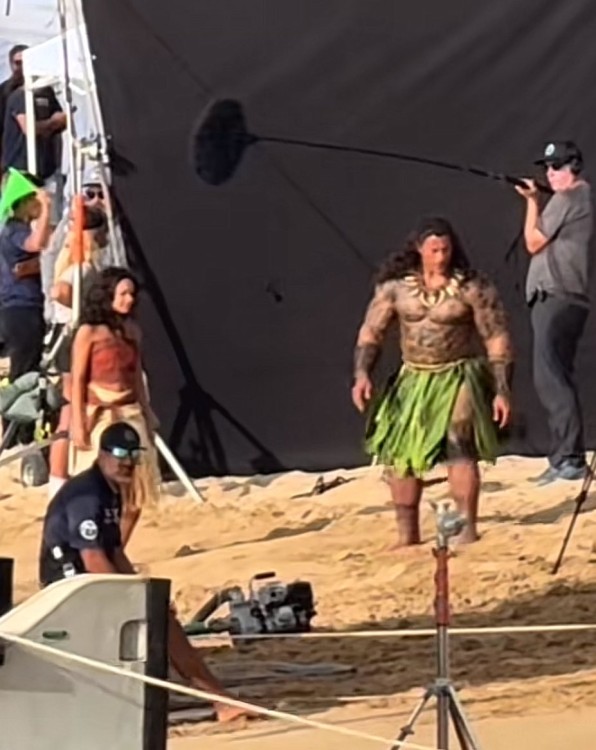 El regreso de "Maui" interpretado por Dwayne Jonhson en el live action de "Moana"