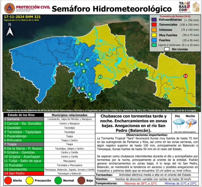 Lluvias y riesgos en zonas críticas