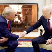 Trump se reúne con Biden en un histórico encuentro