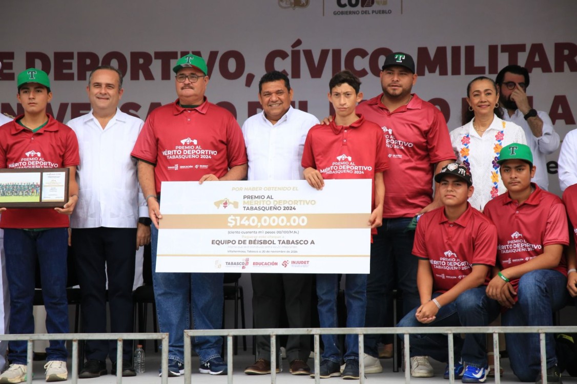 Deportistas tabasqueños brillan en el 114 Aniversario de la Revolución