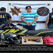 Repartidor de comida armado en Mérida