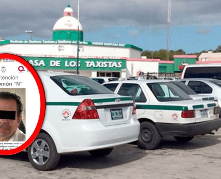Secretario del sindicato de taxistas asesino fue detenido en Cancún
