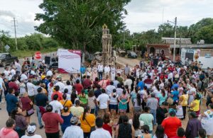 Díaz Mena anunció significativos proyectos que abarcan desde la ampliación de la red de agua potable hasta el fortalecimiento de la seguridad municipal con la entrega de 10 moto patrullas.