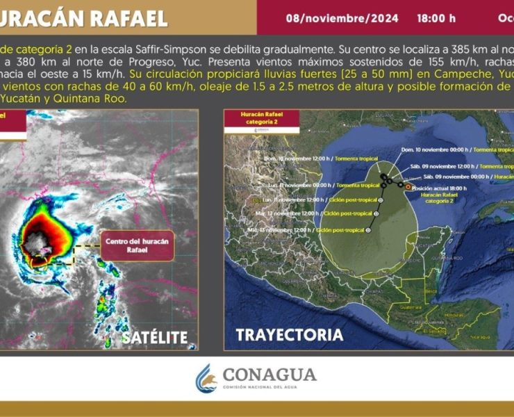 Gobierno de Veracruz instala Comité Estatal de Protección Civil ante avance del huracán Rafael