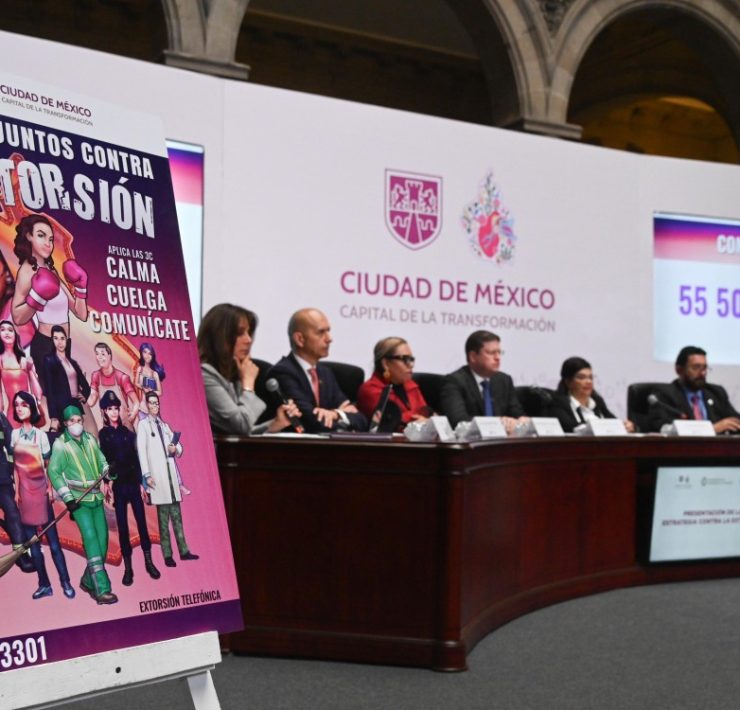 Clara Brugada anuncia estrategia integral para combatir la extorsión en la CDMX