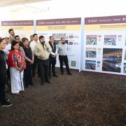 Claudia Sheinbaum supervisa avances del Trolebús Elevado Chalco-Santa Martha, un proyecto clave para la movilidad en el Valle de México