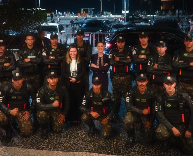 Claudia Sheinbaum agradece a fuerzas de seguridad del G20 antes de regresar a México