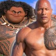Dwayne Jonhson como Maui en Moana Live action