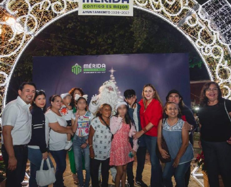 ¡Llegó la Navidad al sur de Mérida! Luces, magia y alegría para todo