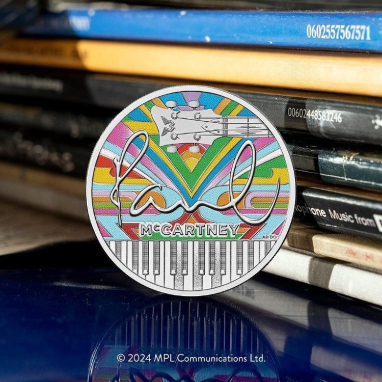 El diseño de la Moneda Conmemorativa de Paul McCartney