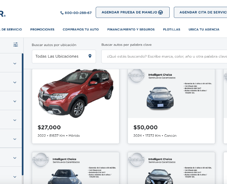 Compra aquí los Mejores Autos Seminuevos de Agencia
