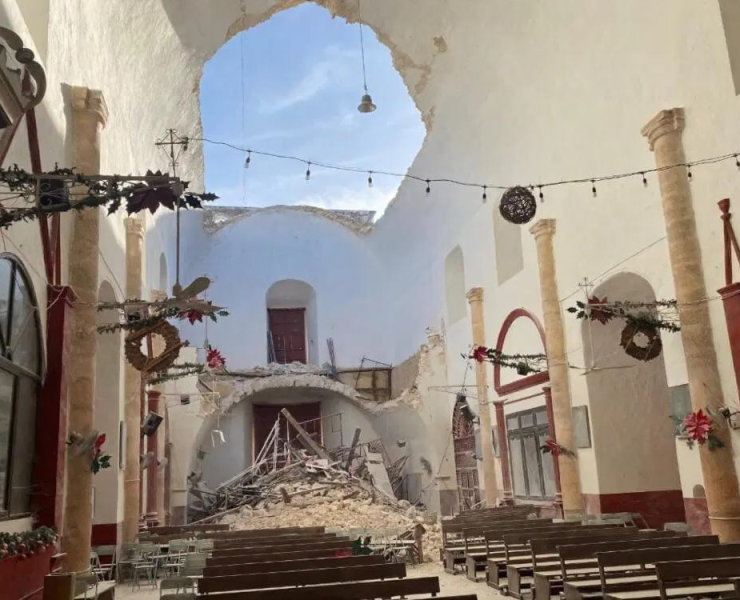 ¡Iglesia de Yucatán se desploma! Impactante accidente en Calkiní