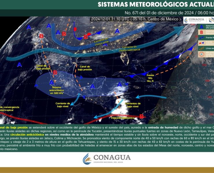El SMN prevé lluvias fuertes y temperaturas extremas en diversas regiones del país