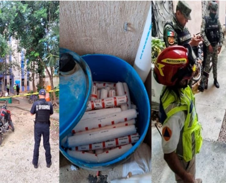 ¡Impactante! Encuentran 300 Kilos de explosivos en casa de obrero fallecido del Tren Maya