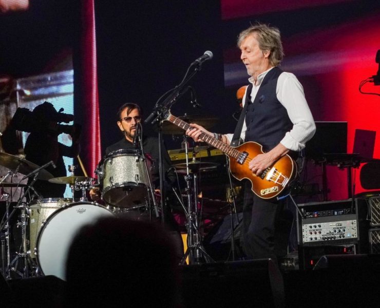 Paul McCartney y Ringo Starr tocan juntos una vez más