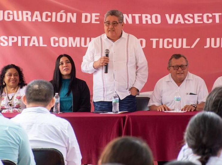 Gobierno de Yucatán inaugura Centro Vasectomizador Permanente y el Lactario en Hospital de Ticul