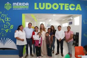 Niñas y niños disfrutarán de las estaciones temáticas de la Ludoteca en Mérida, un lugar para jugar, aprender y crecer.