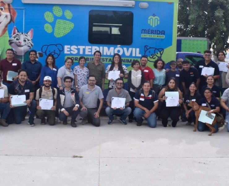 Nueva era del bienestar animal en Mérida Personal del Ayuntamiento recibió certificación