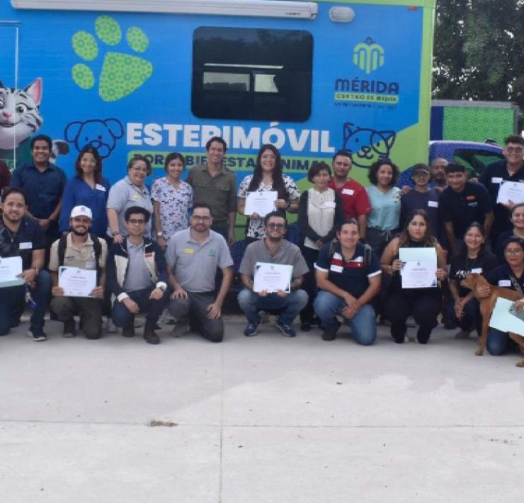 Nueva era del bienestar animal en Mérida Personal del Ayuntamiento recibió certificación